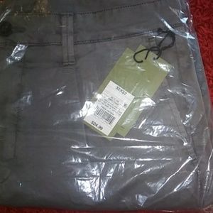 Grey straight leg pants